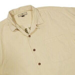 VTG TOMMY BAHAMA Men's L Silk Blend Pacific Coast Classic Golf Button Up Shirt